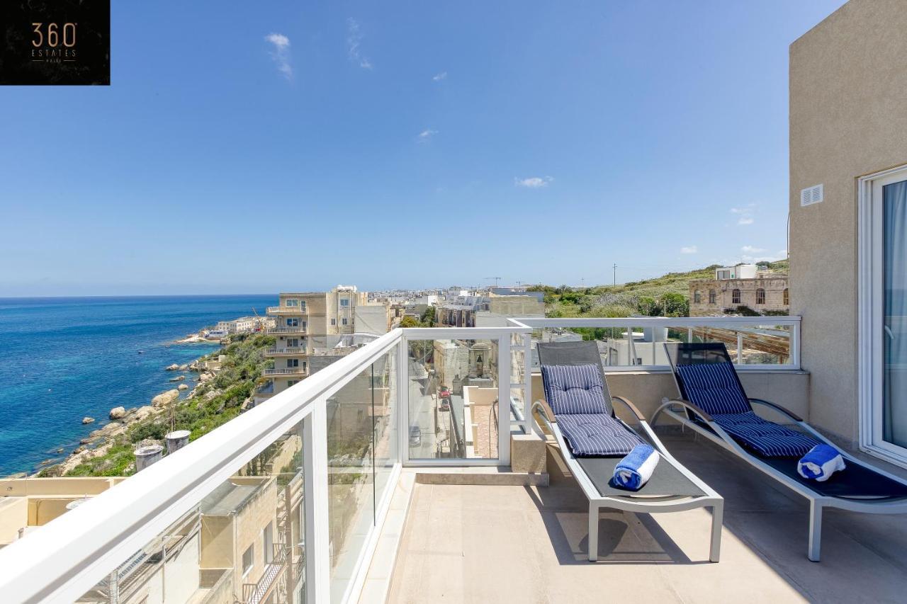 Lux Sea Front Penthouse With Breathtaking Views In St Pauls By 360 Estates Leilighet San Pawl il-Baħar Eksteriør bilde