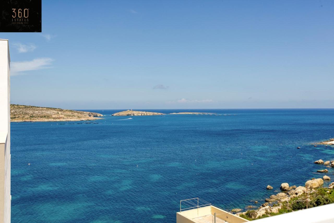 Lux Sea Front Penthouse With Breathtaking Views In St Pauls By 360 Estates Leilighet San Pawl il-Baħar Eksteriør bilde